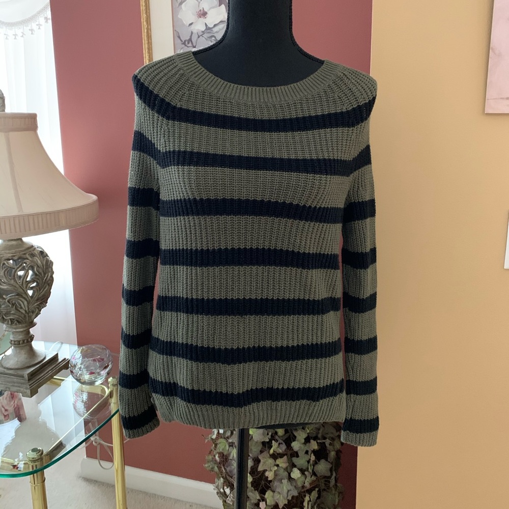 Express striped sweater